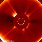 Latest LASCO C2 image of the Sun