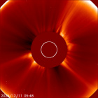 Latest LASCO C2 image of the Sun