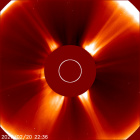 Latest LASCO C2 image of the Sun