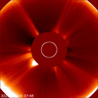Latest LASCO C2 image of the Sun