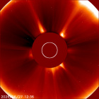 Latest LASCO C2 image of the Sun