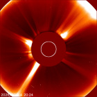 Latest LASCO C2 image of the Sun