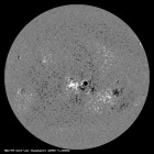 Latest SDO/HMI Magnetogram image of the Sun