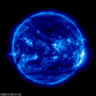 Click for time-lapse image of the sun