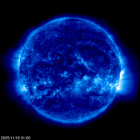 Click for time-lapse image of the sun