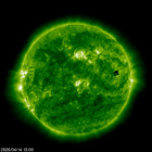 Click for time-lapse image of the sun