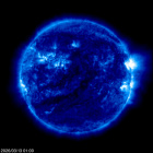 Click for time-lapse image of the sun